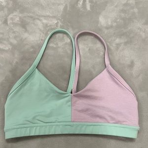 Small Fleo Split Color Reinette Sports Bra